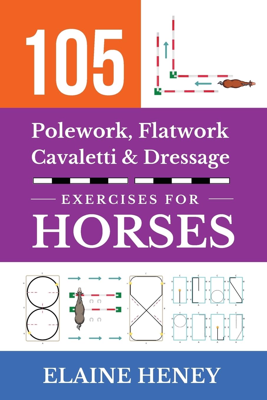 105 Polework, Flatwork, Cavaletti & Dressage Exercises for Horse