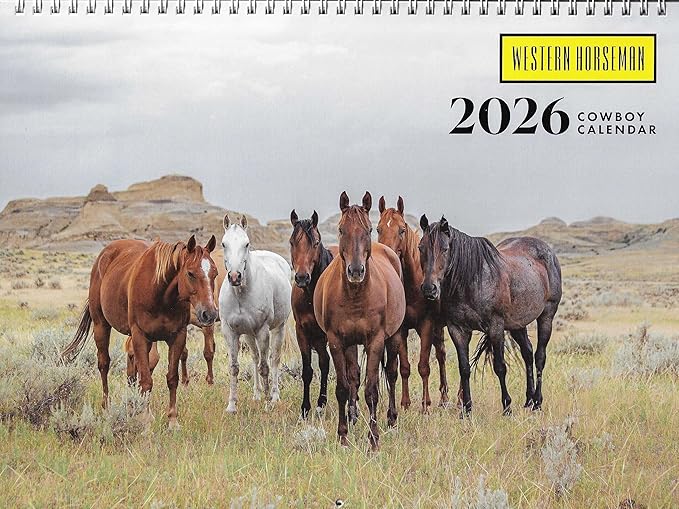 2026 Western Horseman Wall Calendar