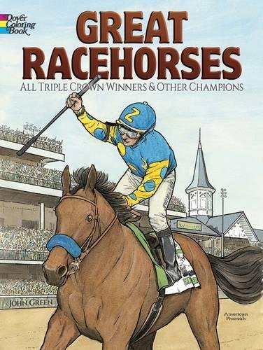 Great Racehorses Coloring Book