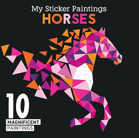 My Sticker Paintings: Horses