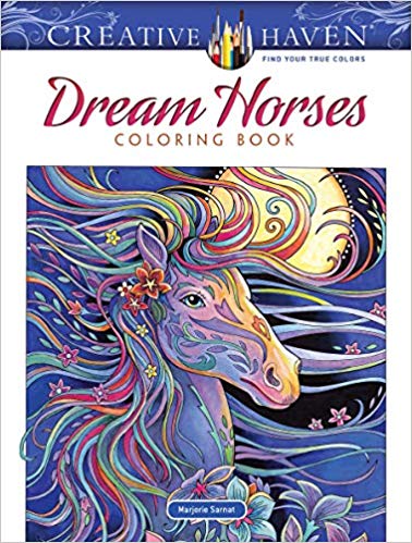 Dream Horses Coloring Book by Creative Haven