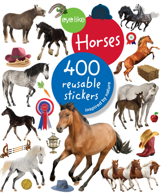 Horses - 400 Reusable Stickers by Eyelike