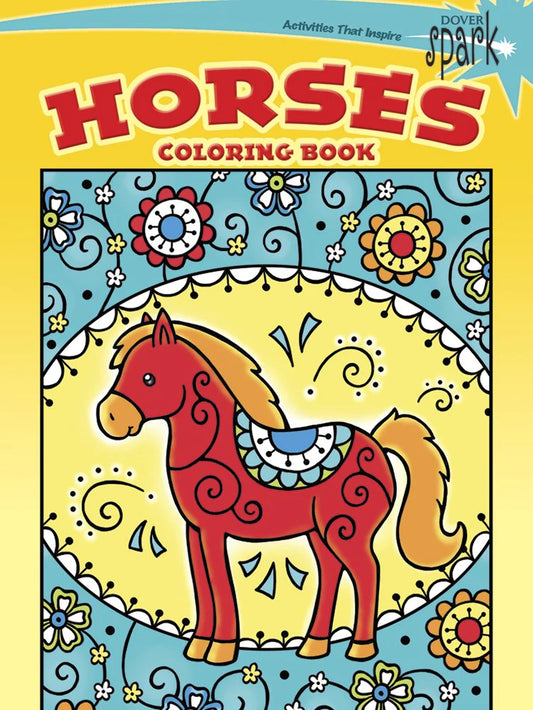 Horses Coloring Book by Spark