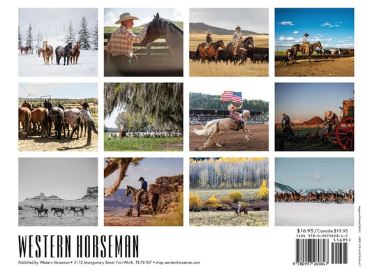 2027 Western Horseman Wall Calendar