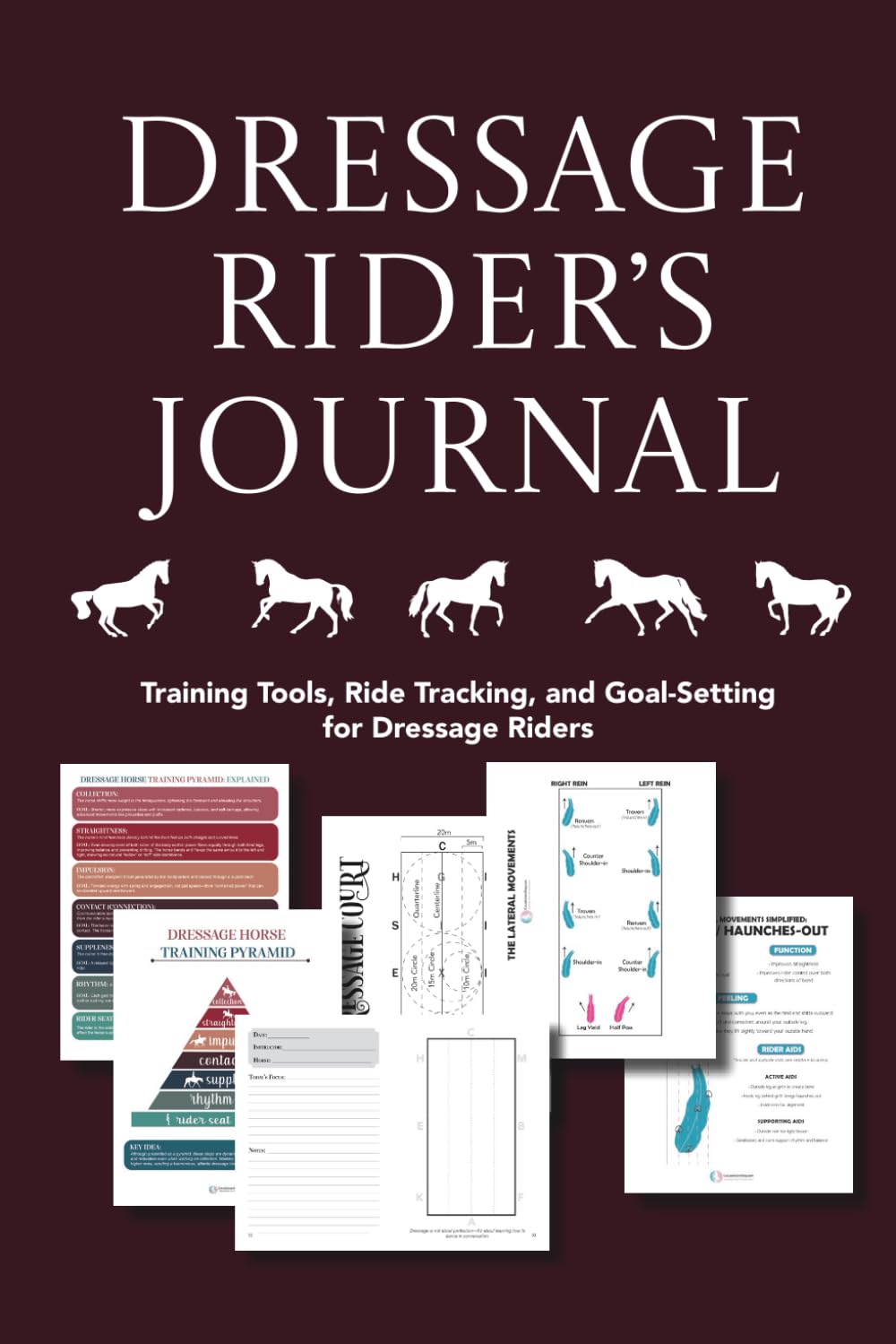 Dressage Rider's Journal: Ride Tracking, Training Tools, and Goal-Setting for Dressage Riders