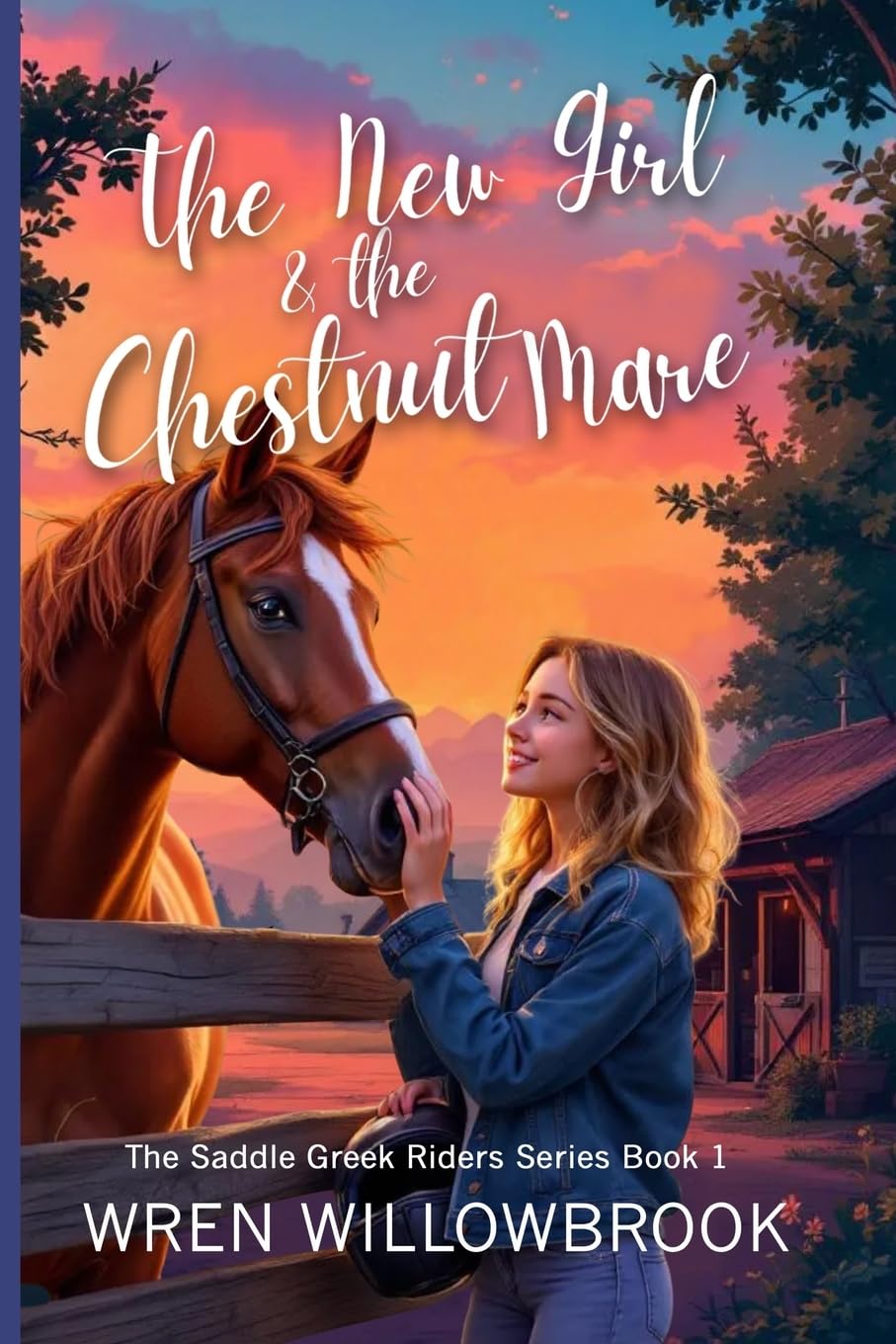 The New Girl & the Chestnut Mare (Saddle Creek Riders Book 1)