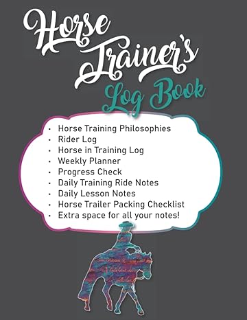 Horse Trainer's Log Book