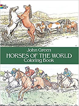 Horses Of The World Coloring Book